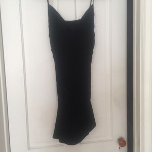 BCBG Black Ruched Dress -